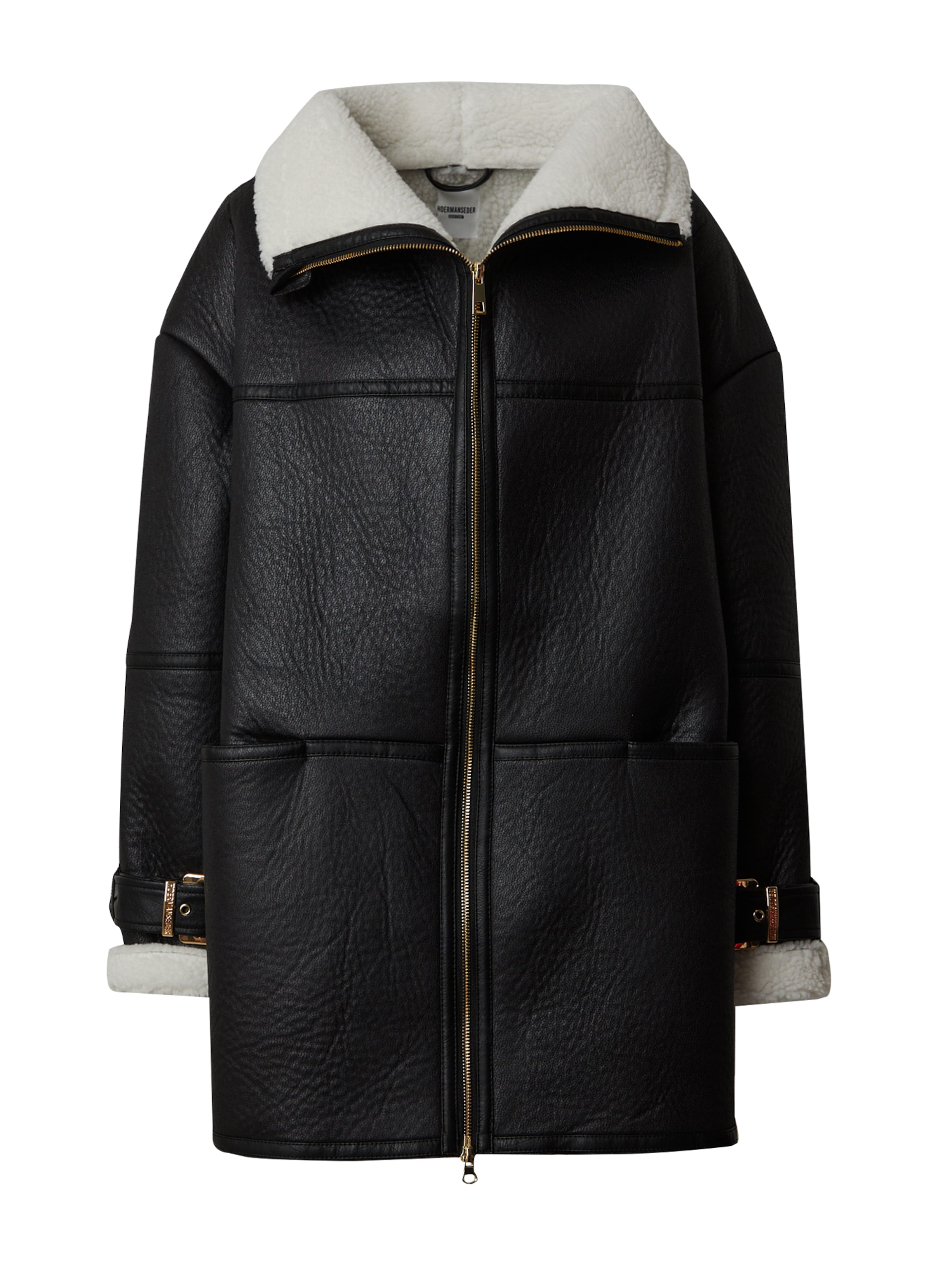 Hoermanseder Vinterjacka 'Linett' i svart: framsida