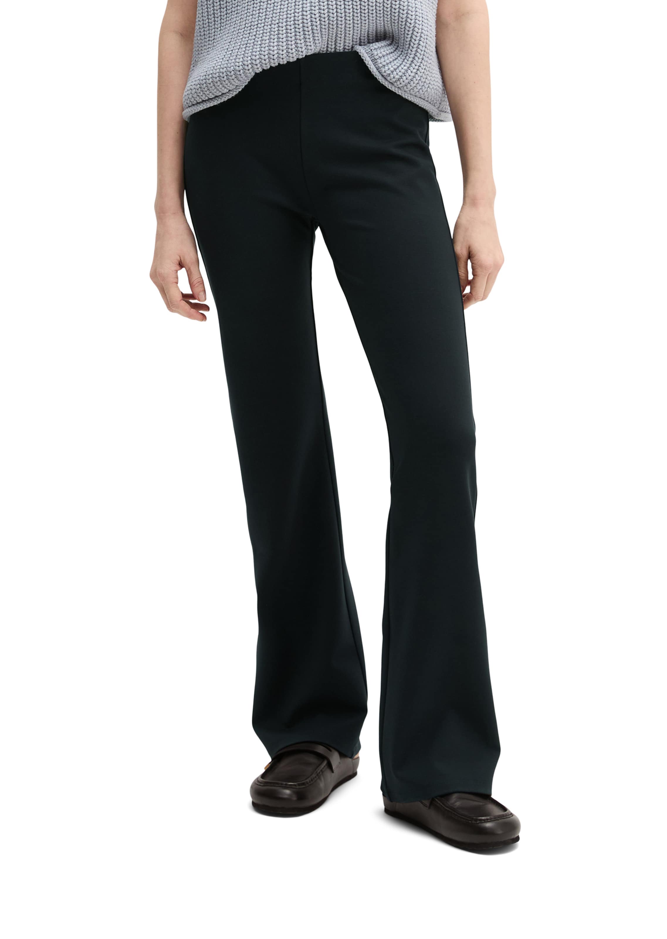 Marc O'Polo Flared Pants in Blue: front