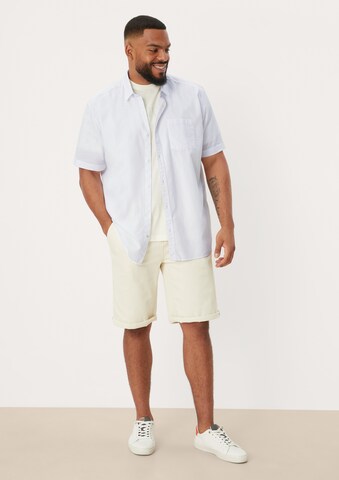 s.Oliver Regular fit Button Up Shirt in White