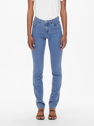 ONLY Skinny Jeans 'RAIN' in Blauw: voorkant