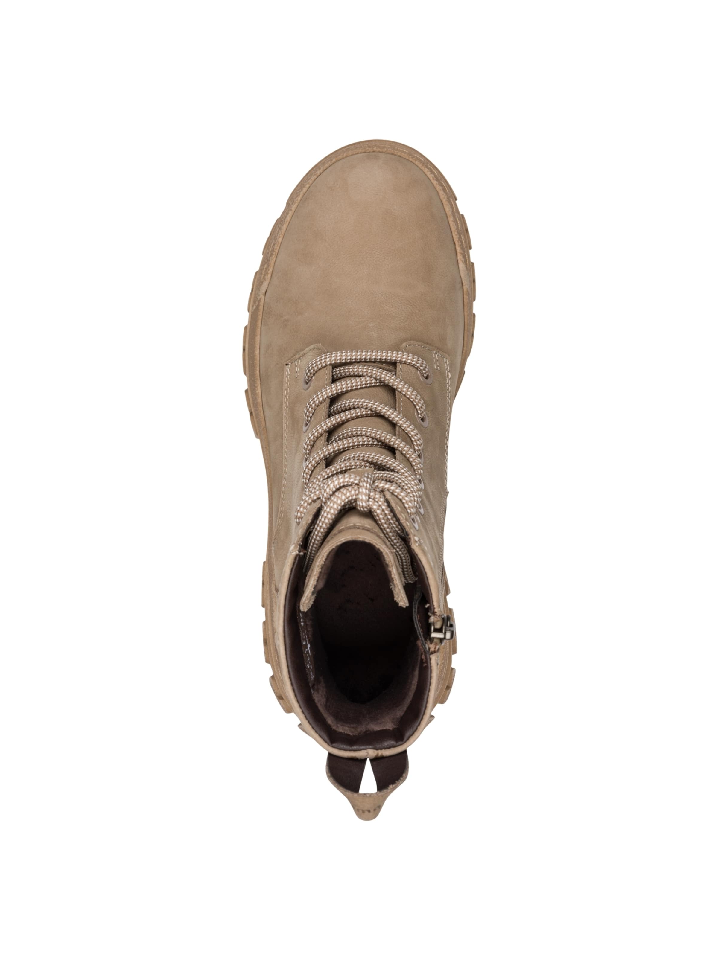 Stivaletto stringato di Tamaris in beige