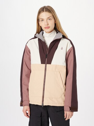 Veste outdoor 'ROSSLAND' Volcom en beige : devant