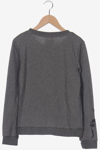 VILA Sweatshirt & Zip-Up Hoodie in S in Grey