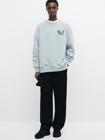 Pull&Bear Sweatshirt in Grau