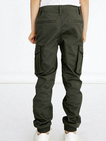 NAME IT Tapered Pants in Green