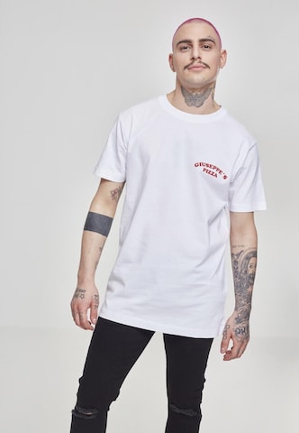 Mister Tee Bluser & t-shirts 'Giuseppe's Pizzeria' i hvid: forside