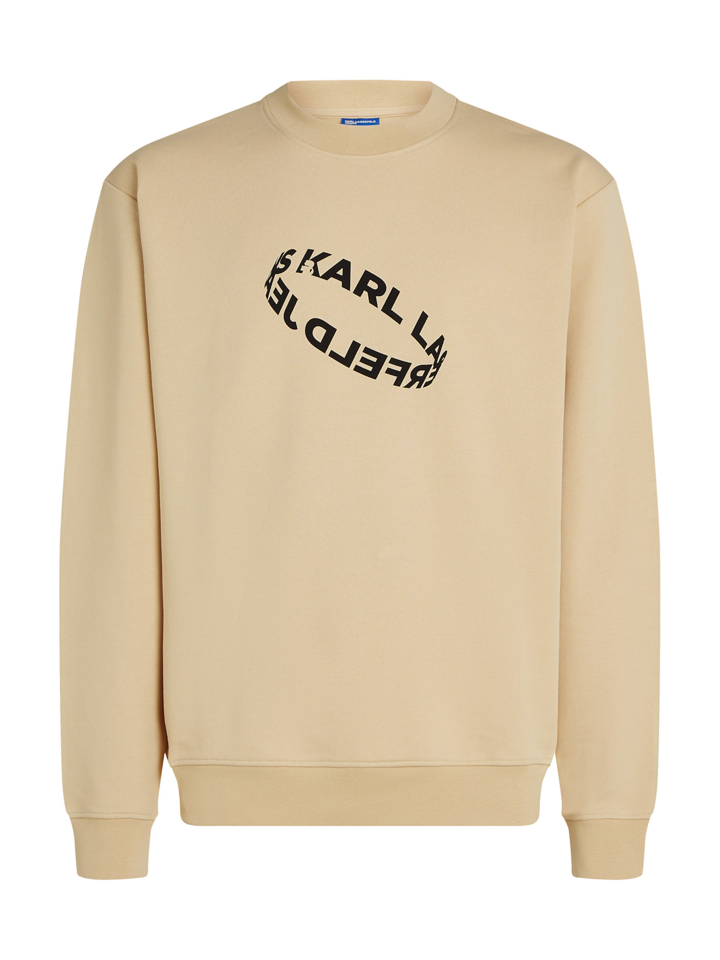 KARL LAGERFELD JEANS Sweatshirt in Beige: Vorderseite
