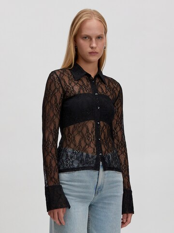 EDITED - Blusa 'Eloise' em preto: frente