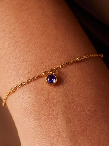 Lucardi Bracelet 'Geburtsstein' in Gold: front