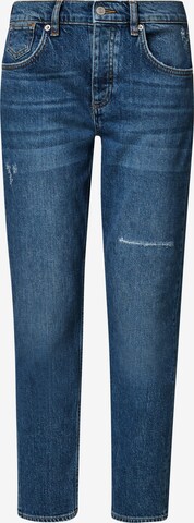 comma casual identity Regular Jeans in Blauw: voorkant