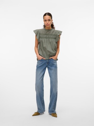 VERO MODA Bluse 'VMTRINE' i grøn