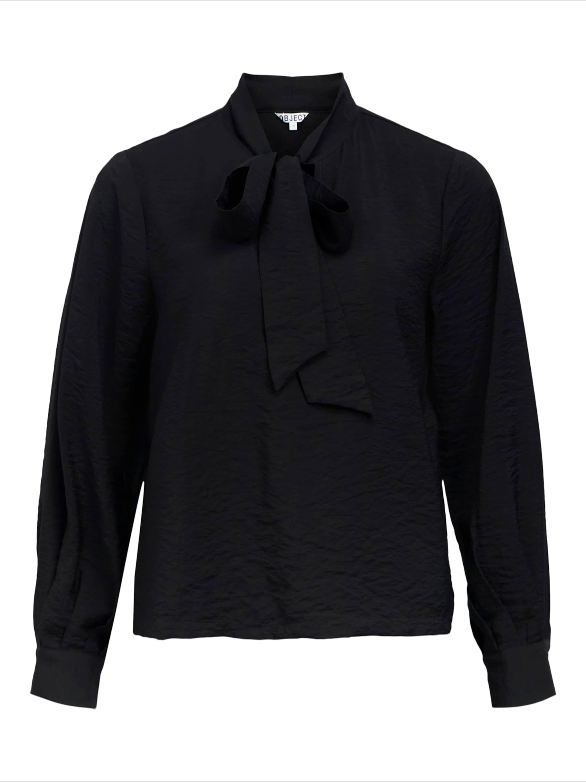 Chemisier OBJECT en noir : devant