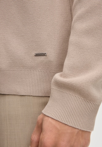 JOOP! Knit cardigan 'Owero' in Beige