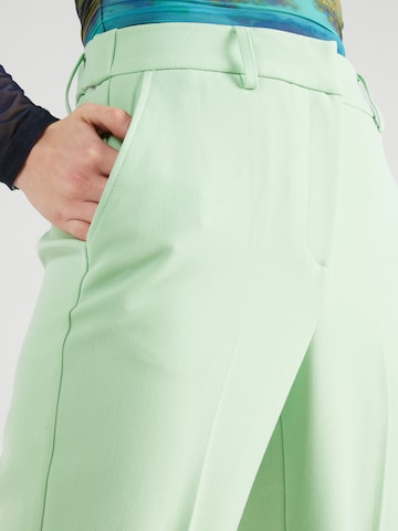 Y.A.S Regular Pleated Pants 'LIKKA' in Green