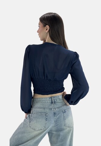 Elara Blouse in Blue