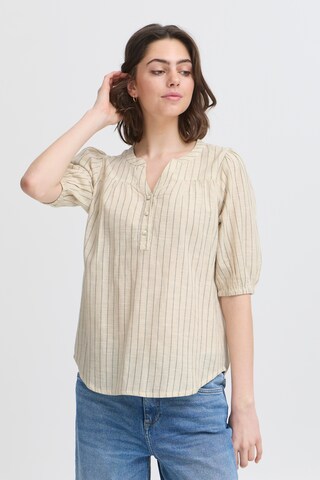 Fransa Blouse 'FXBONNIE' in Beige: front