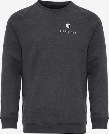 Sweat-shirt MOROTAI en gris : devant