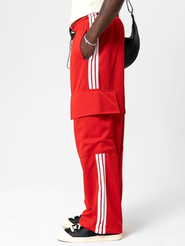 Dandalo - Loosefit Calças cargo 'Joselito' em vermelho