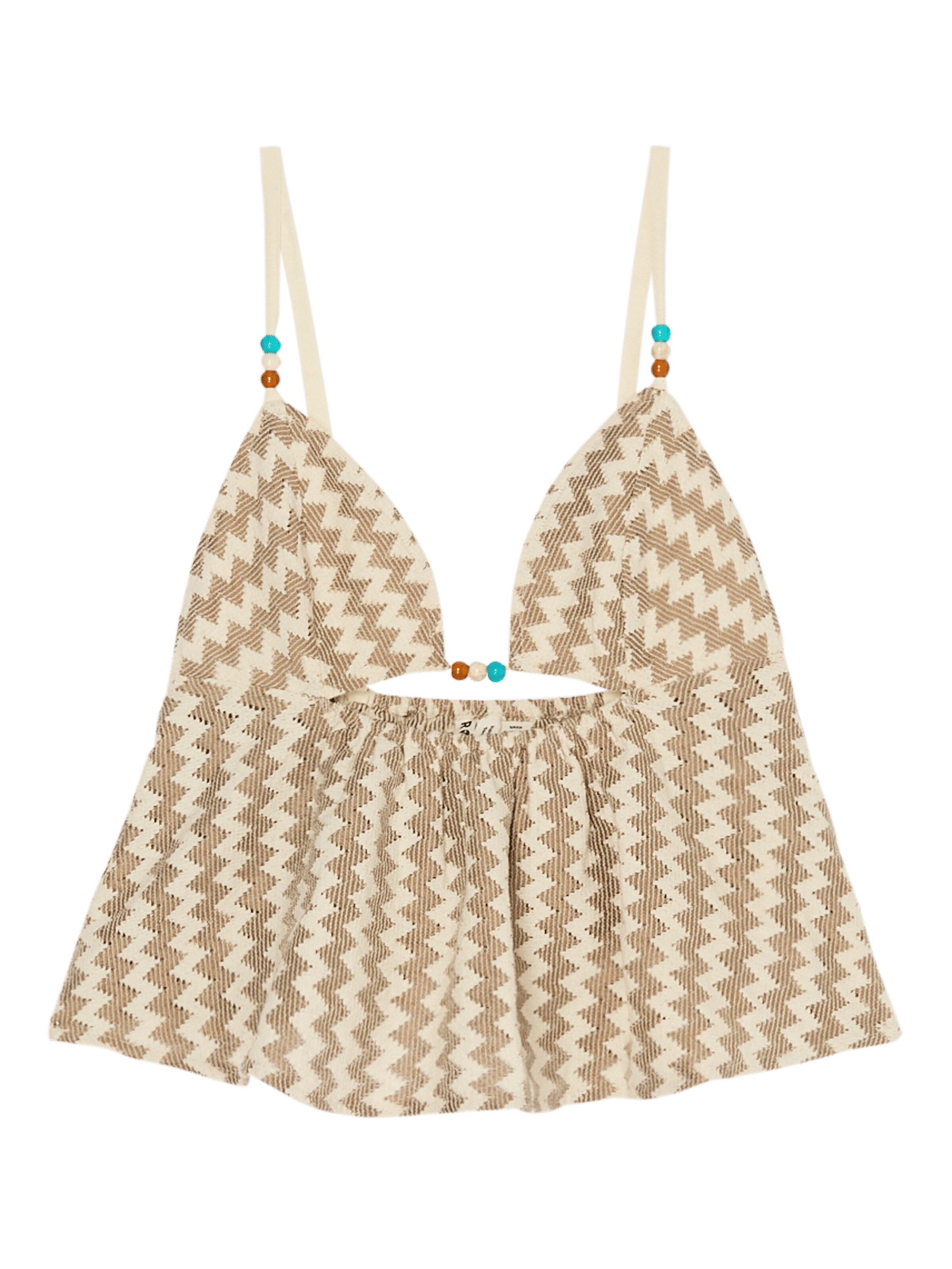 ROXY Stricktop 'Baby Tornado' in Braun: Vorderseite