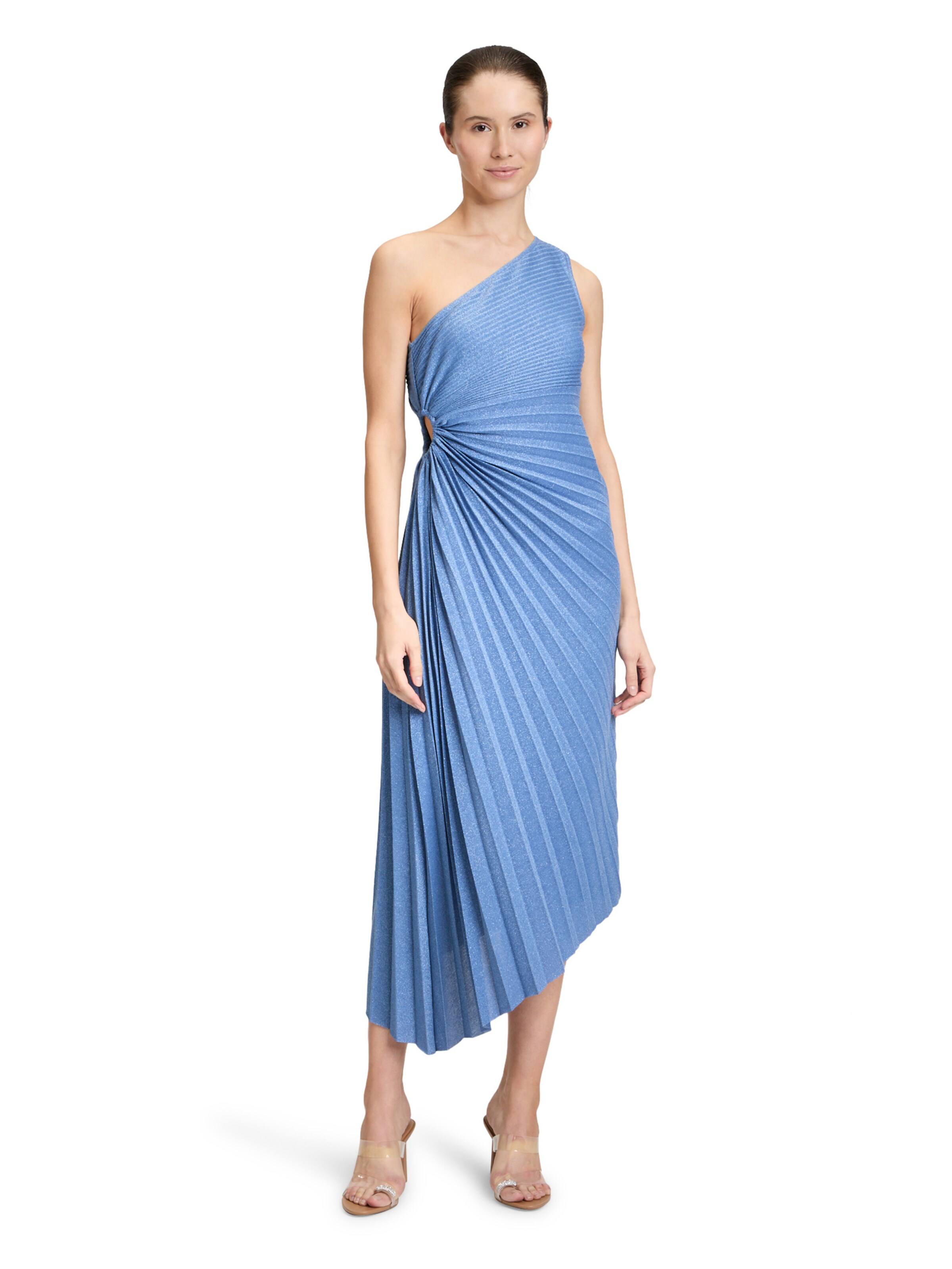 Robe de soirée Vera Mont en bleu : devant