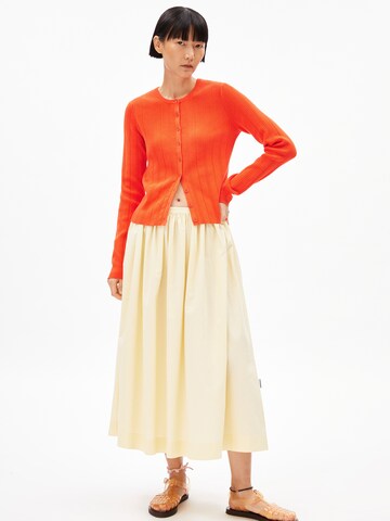 ARMEDANGELS Knit cardigan in Orange