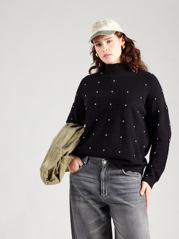 Pull-over 'DOROTEA' Persona by Marina Rinaldi en noir : devant