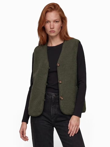 VERO MODA Weste 'VMCLeo Sofia' in Grün: Vorderseite