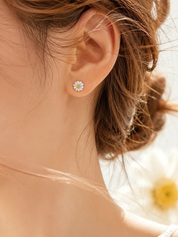 Alster Herz - Pendientes 'Little Daisy' en plata