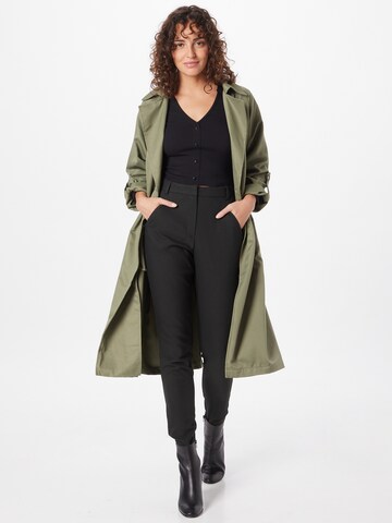 Coupe slim Pantalon 'Angelie' FIVEUNITS en vert