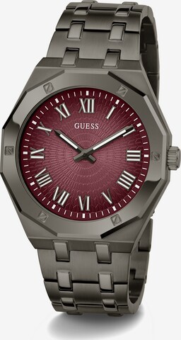 Orologio analogico 'ASSET' di GUESS in grigio: frontale