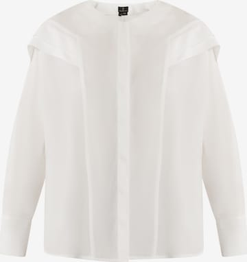 DreiMaster Klassik Blouse in White: front