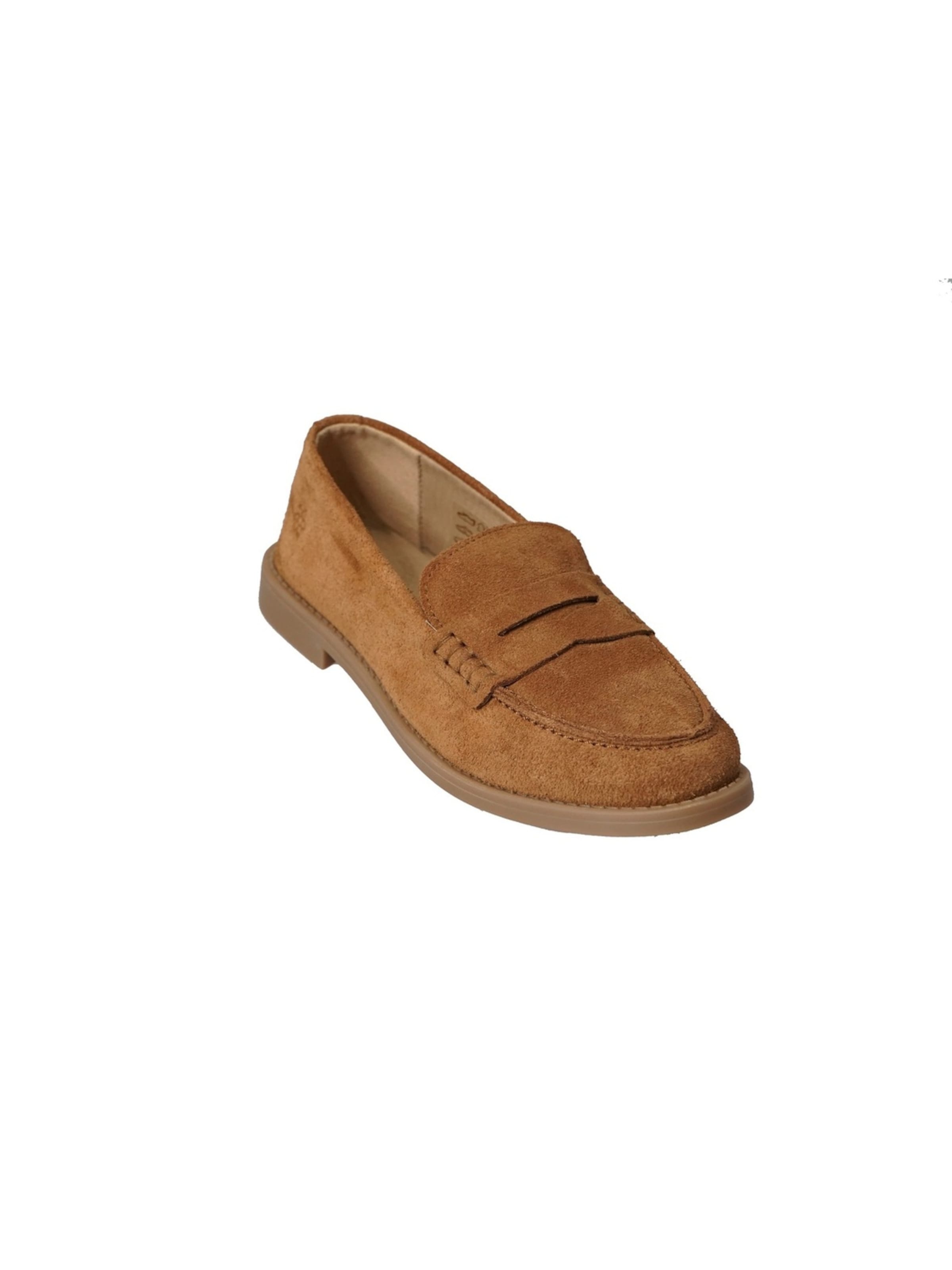 Yoxeone Mokassin 'Sunflower Shoes'‌‌‌‌‌‌‌‌‌ in Braun: Vorderseite