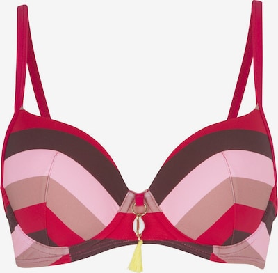 LingaDore Bikinitop in mischfarben / pink, Produktansicht