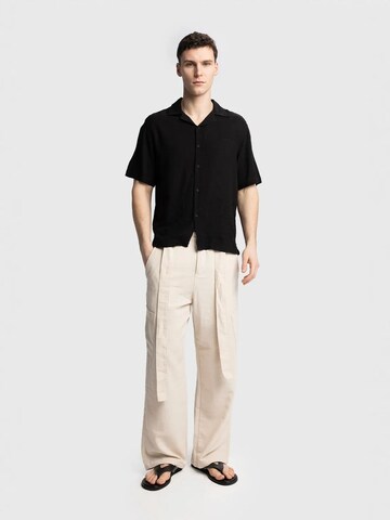 Giesto Regular fit Button Up Shirt in Black