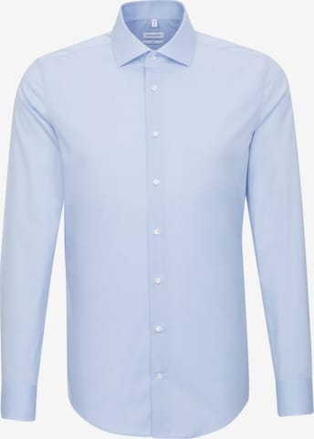 SEIDENSTICKER Business Shirt ' Slim ' in Blue: front