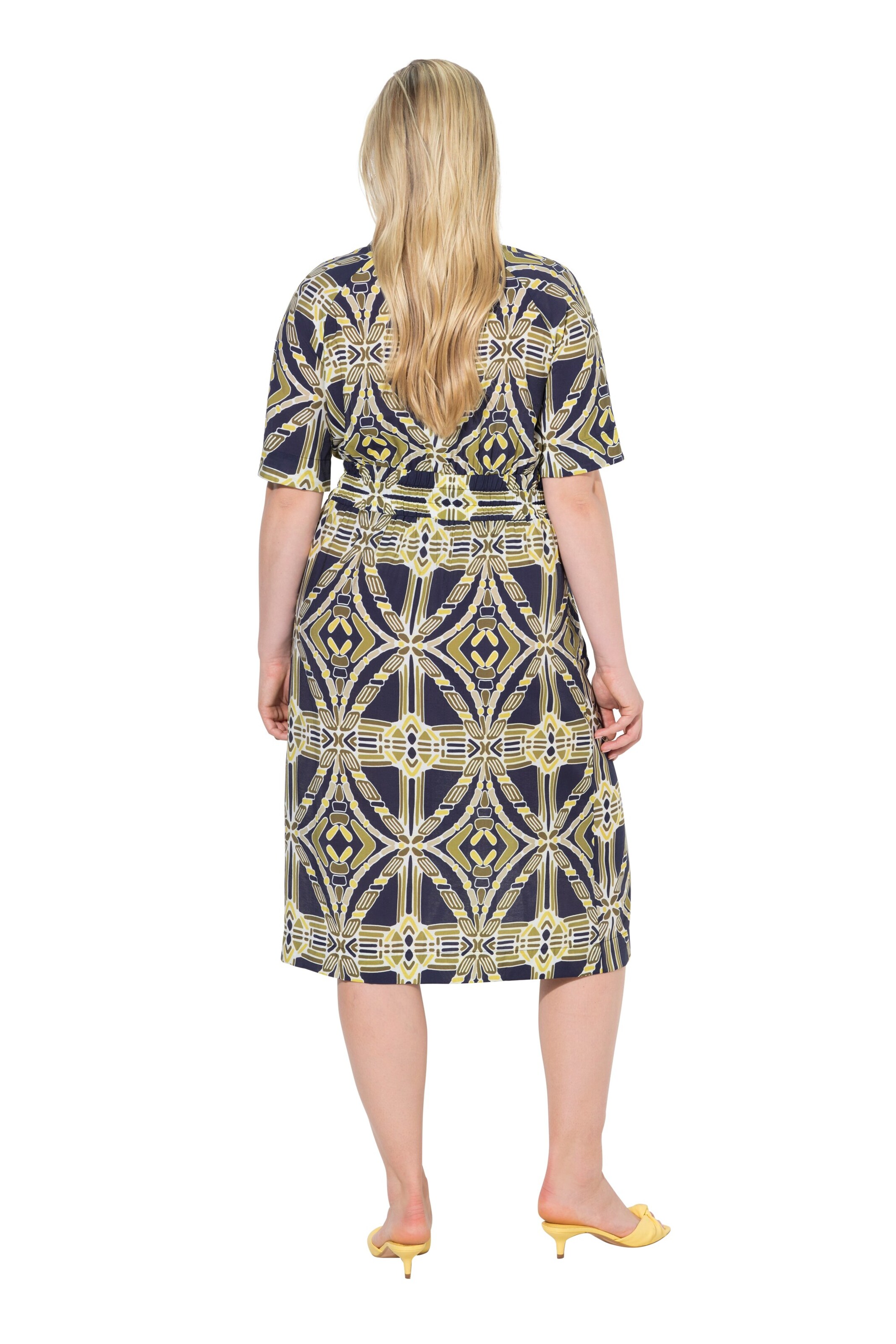 Ulla Popken Blusenkleid in Blau