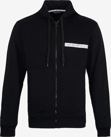 Emporio Armani Sweatjacke in Schwarz: Vorderseite
