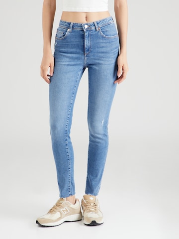 Tally Weijl Skinny Jeans in Blue: front