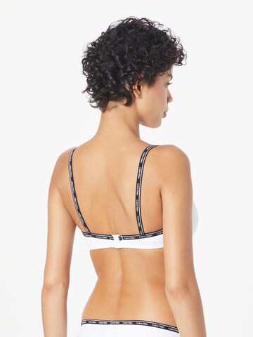 Calvin Klein Swimwear Bustier Bikinitop in Weiß