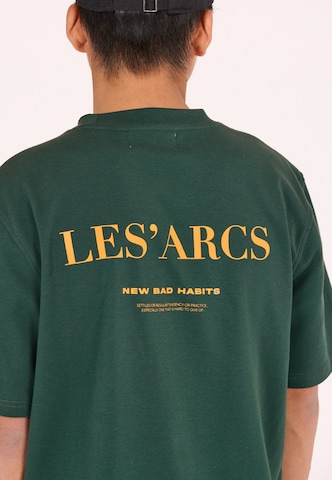 Les'Arcs Functioneel shirt 'Tynan' in Groen
