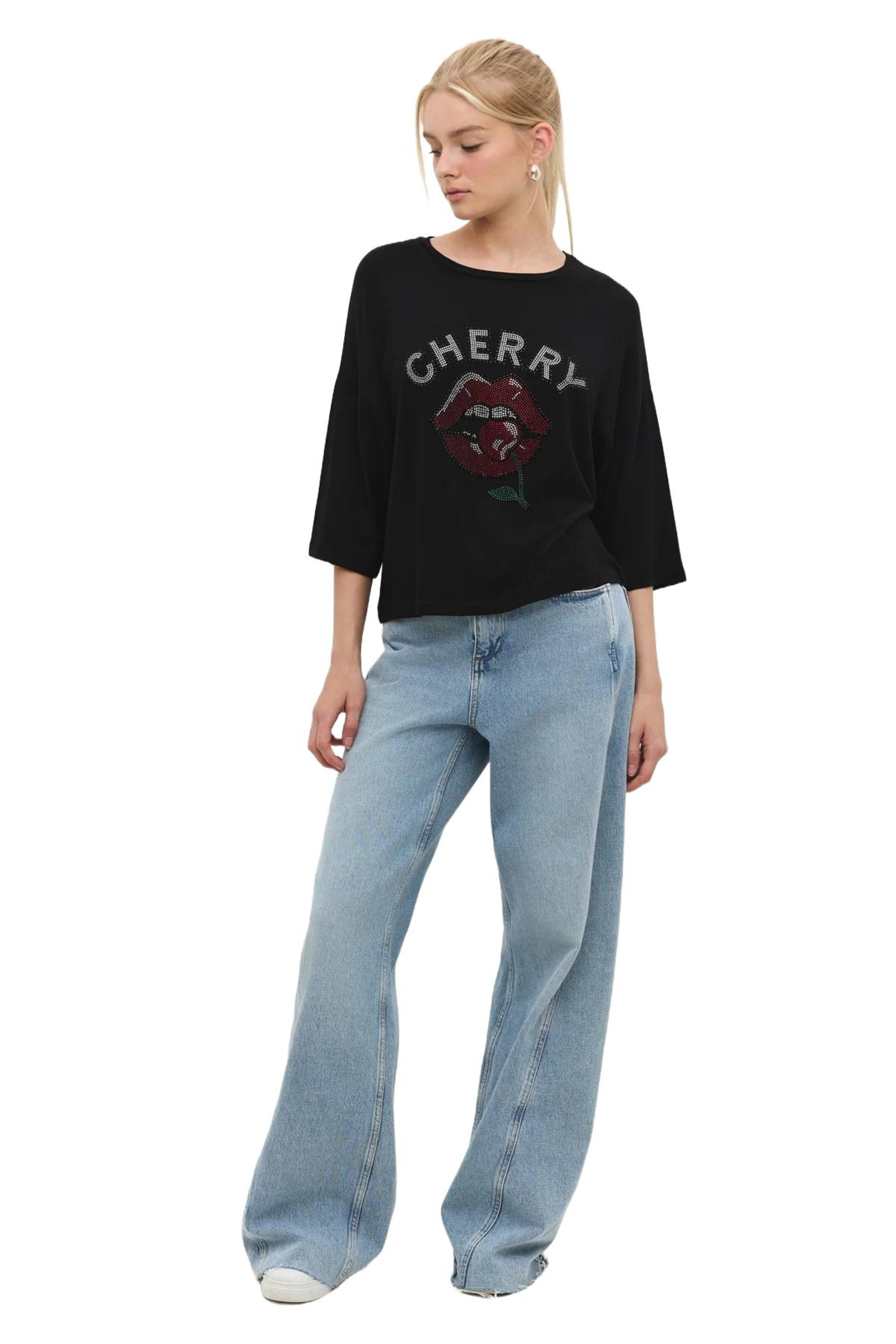 No Matter What Shirt in Zwart