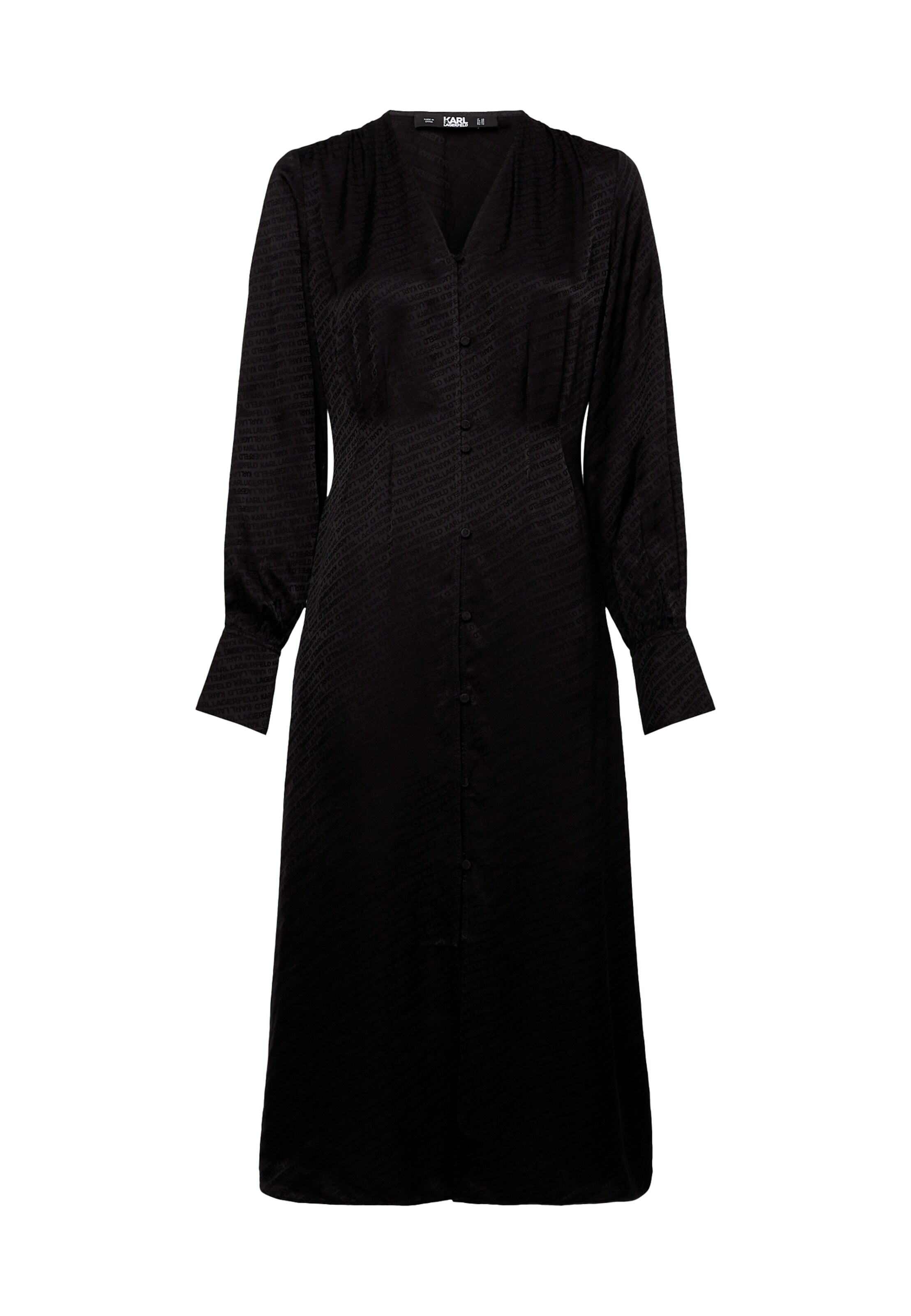 Karl Lagerfeld Φόρεμα σε μαύρο: μπροστά
