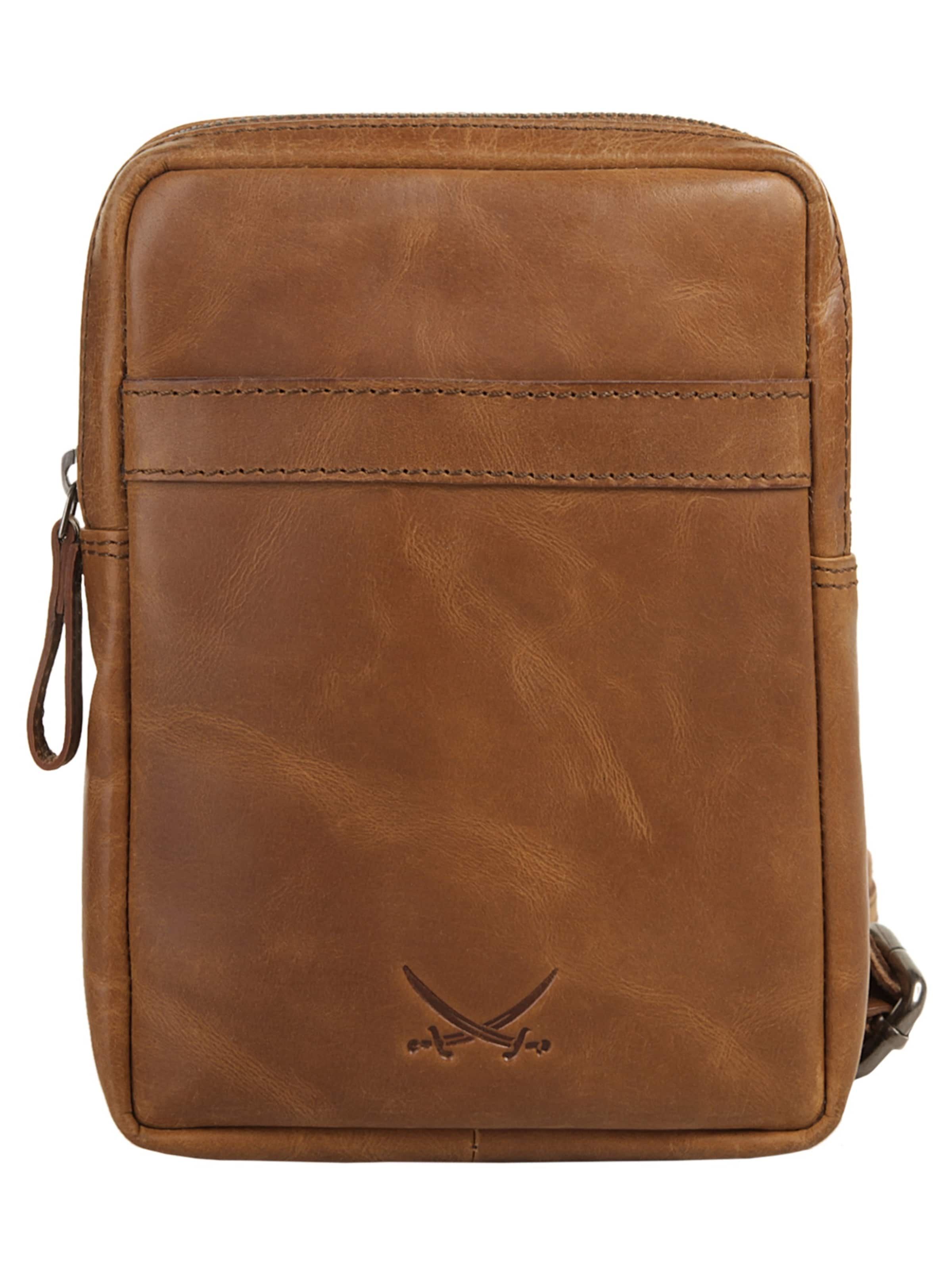 SANSIBAR Crossbody bag 'SANSIBAR SYLT' in Brown: front