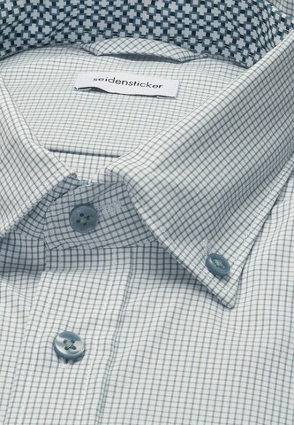 Coupe regular Chemise business SEIDENSTICKER en vert