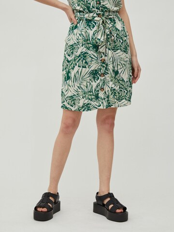VILA - Falda 'SANNE' en verde: frente