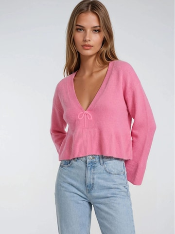 Pull-over 'Pullover' MixRay en rose : devant