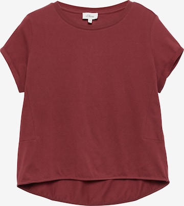 T-shirt s.Oliver en rouge : devant