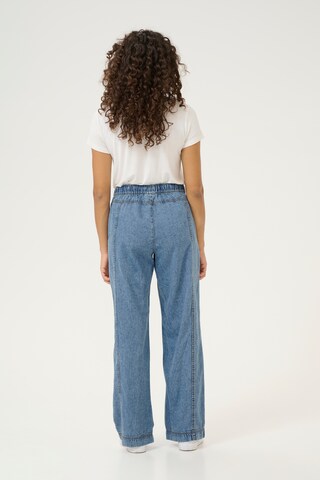 CULTURE Regular Trousers 'adele' in Blue