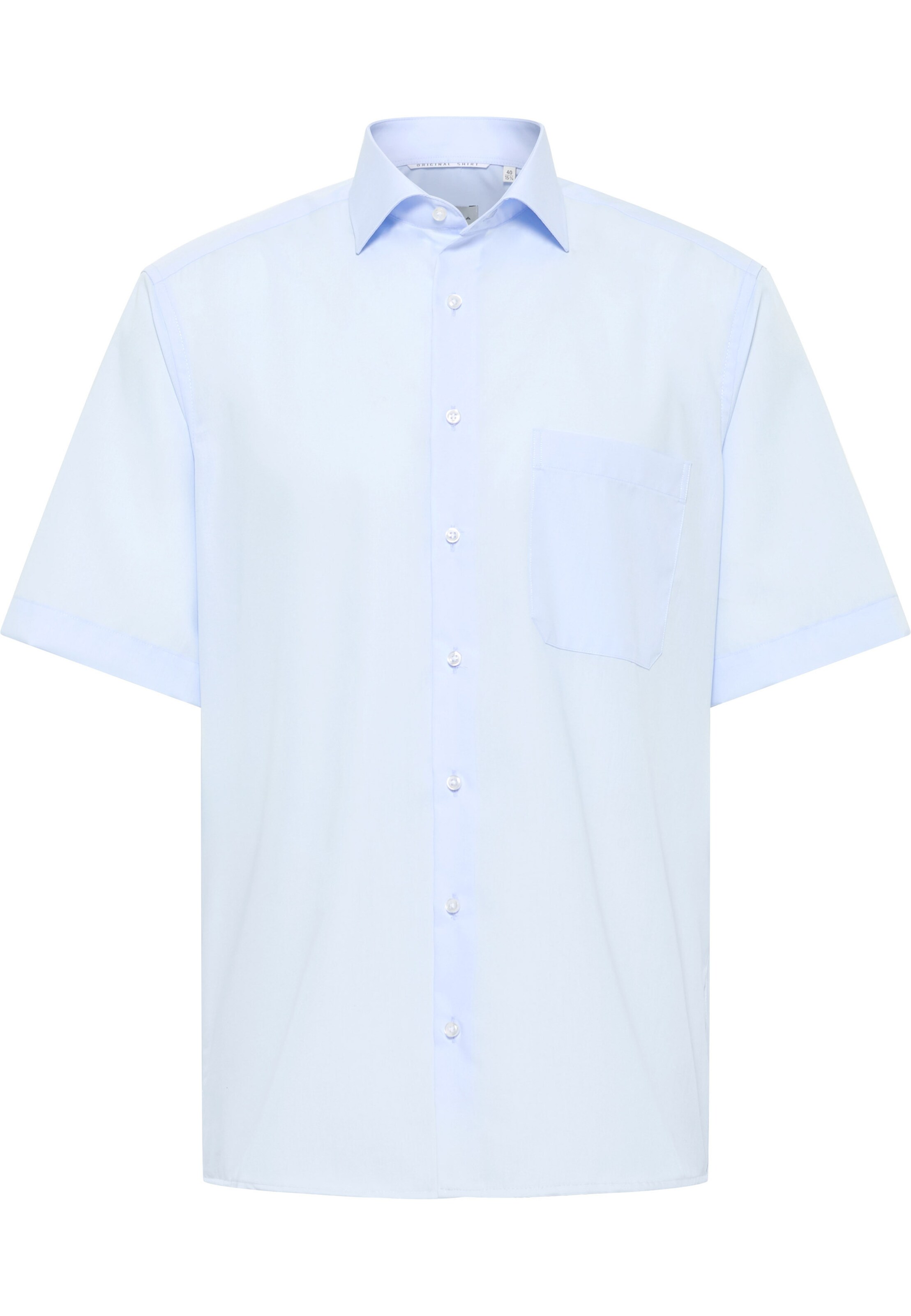 ETERNA Comfort Fit Hemd in Blau: Vorderseite