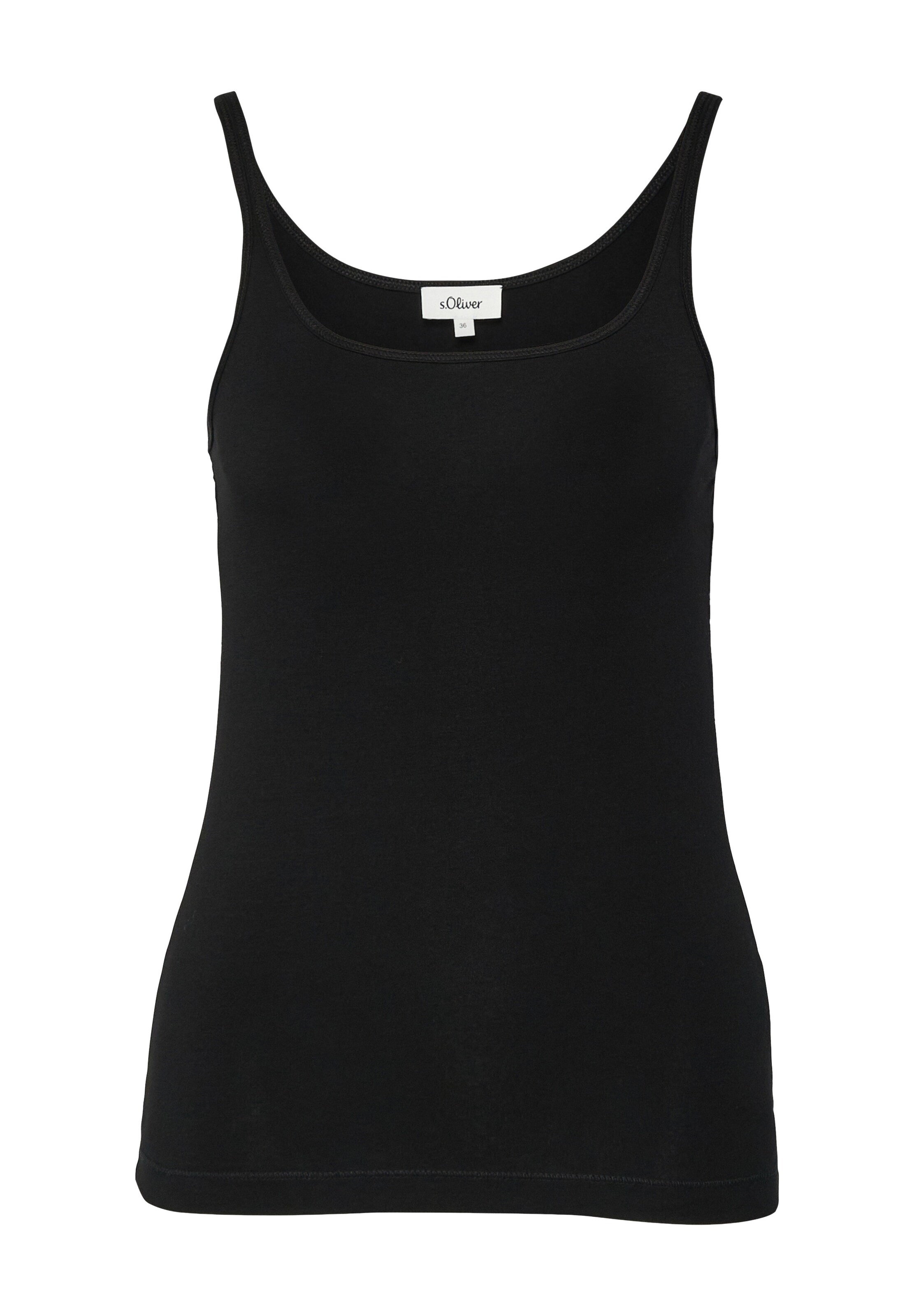 T-shirt s.Oliver en noir : devant